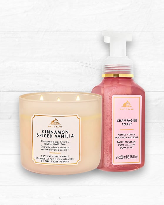 Select Bodycare, 3 Wick Candle & Handsoap